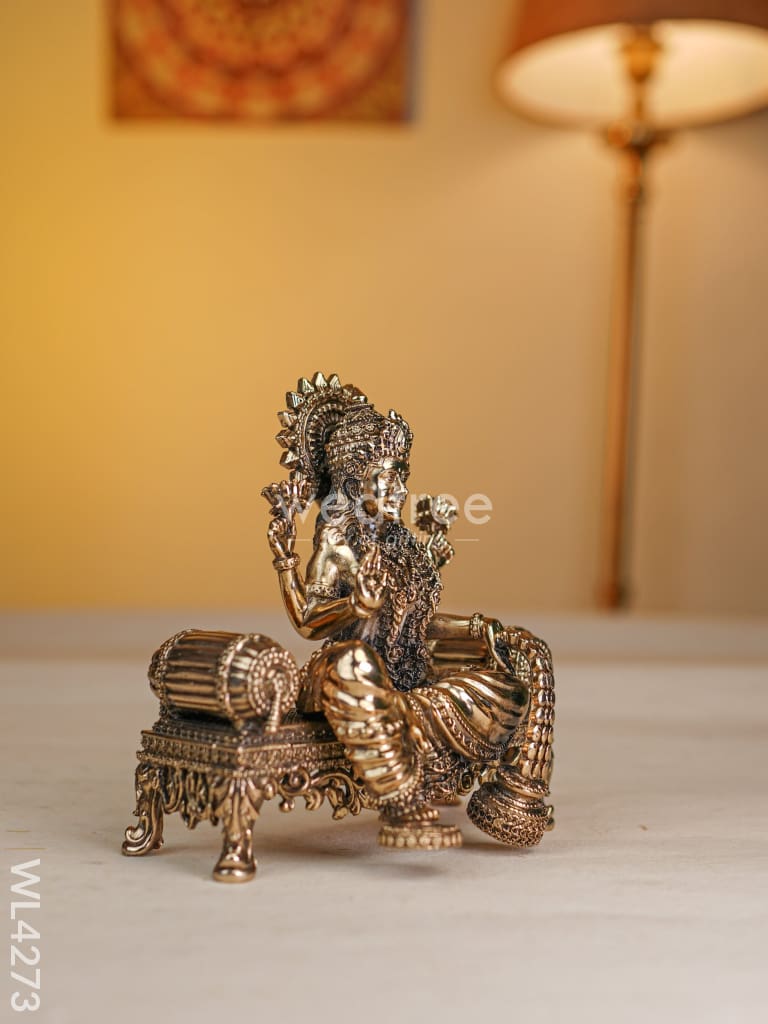 Brass Seated Lakshmi - WL4273