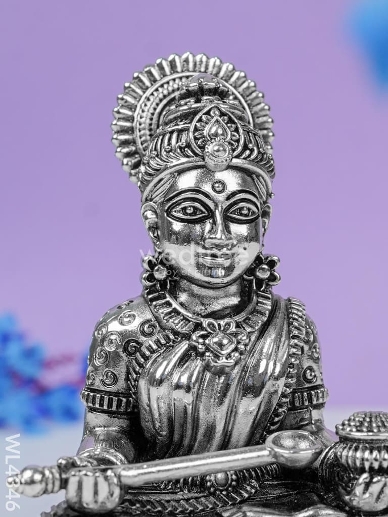 Brass Silver Antique Annapoorani - WL4346