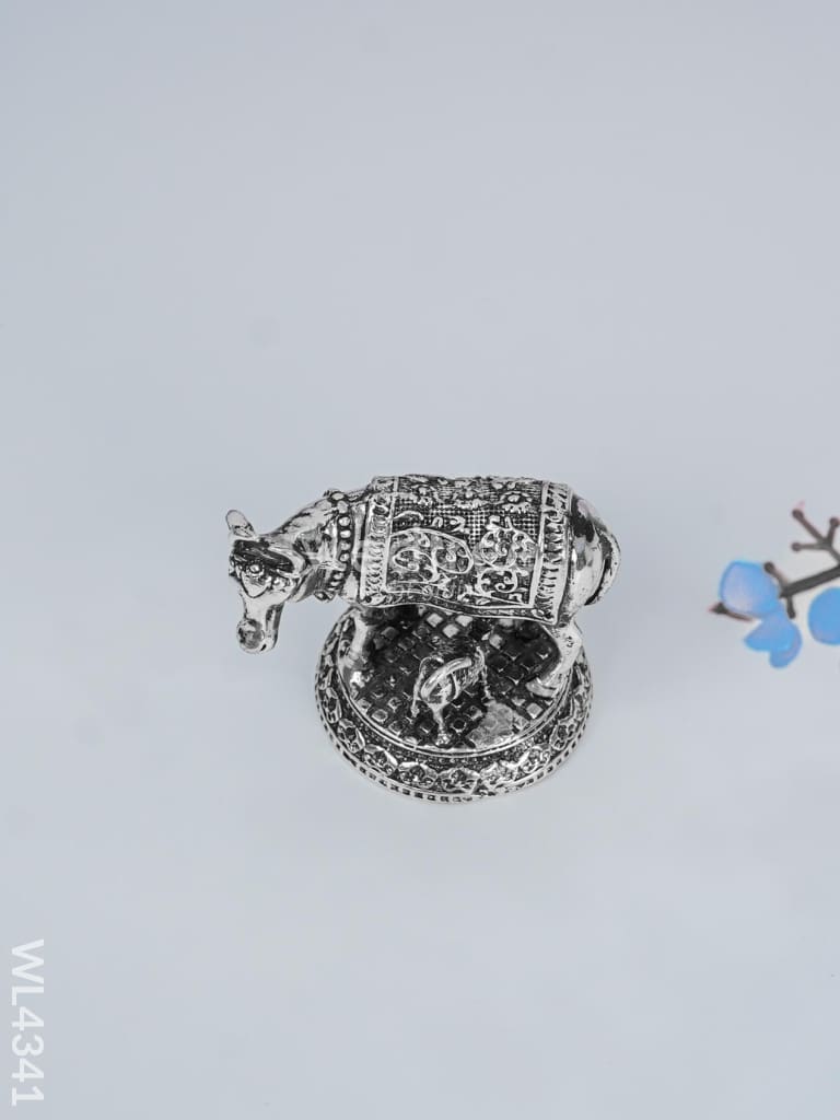 Brass Silver Antique Cow And Calf - WL4341