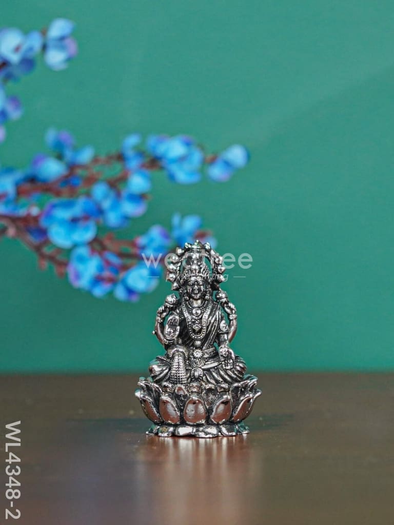 Brass Silver Antique Lakshmi - WL4348-2