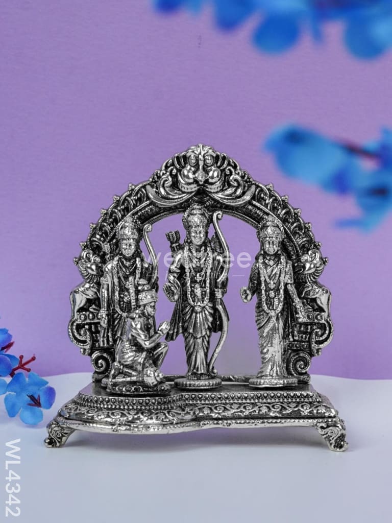 Brass Silver Antique Ram Darbar - WL4342