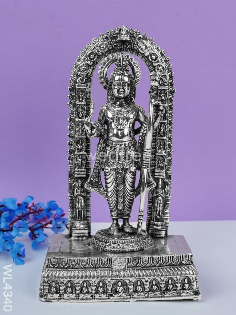 Brass Silver Antique Ram Lalla - WL4340