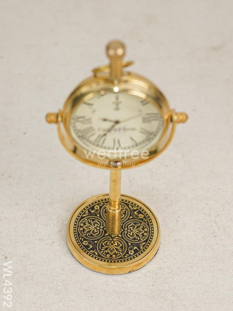 Brass Table Clock - WL4392