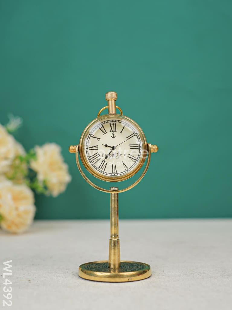 Brass Table Clock - WL4392