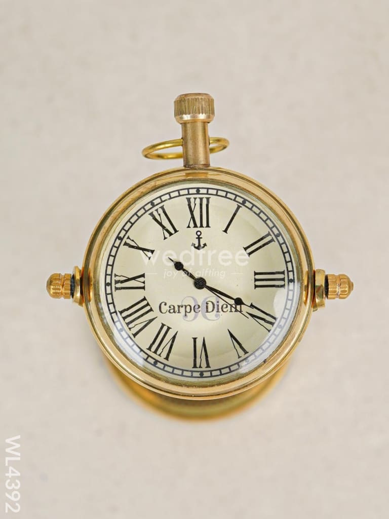 Brass Table Clock - WL4392