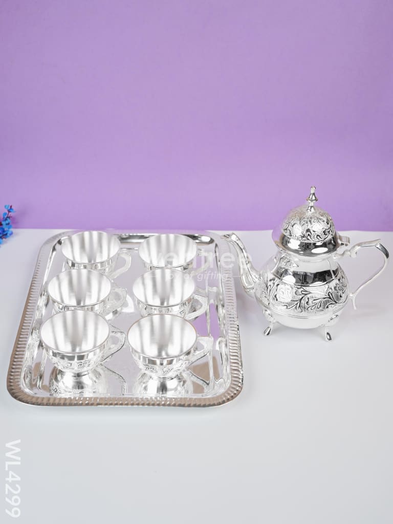 Brass Teapot and Cup Set - WL4299