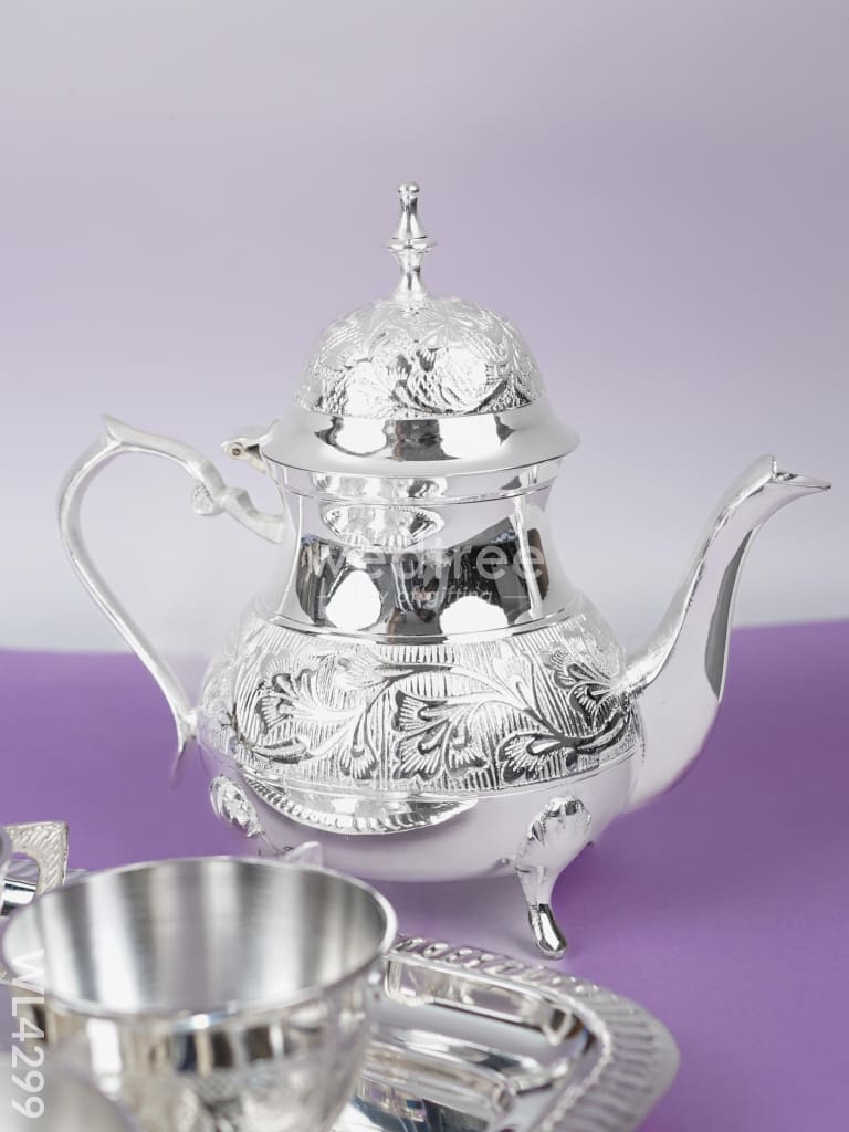 Brass Teapot and Cup Set - WL4299
