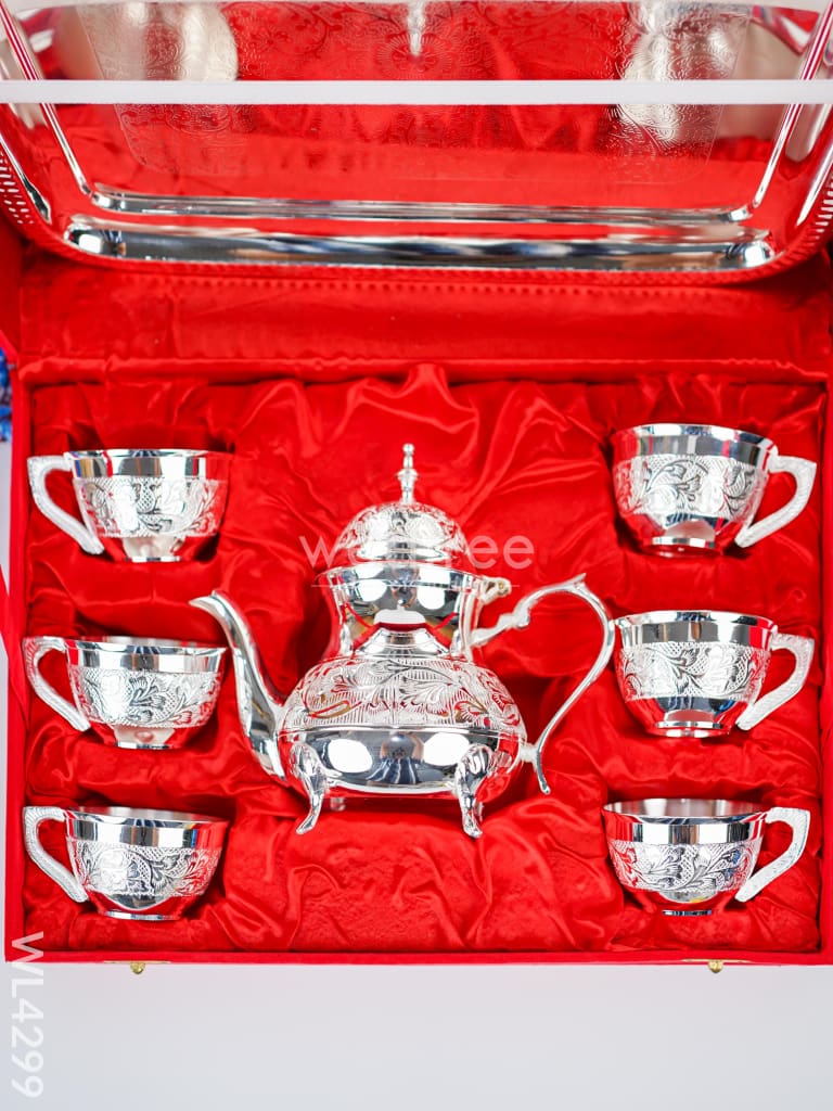 Brass Teapot and Cup Set - WL4299