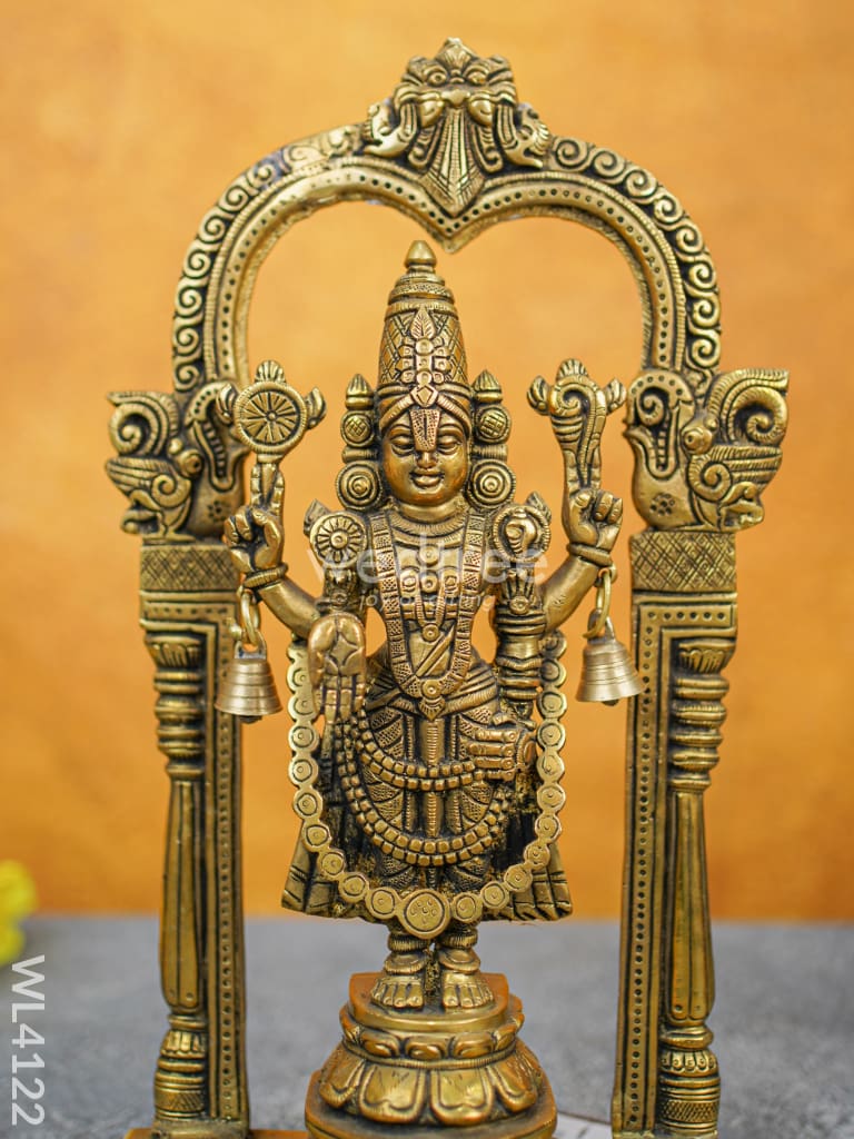 Brass Tirupati Balaji with Padmavathi Thayar - WL4122