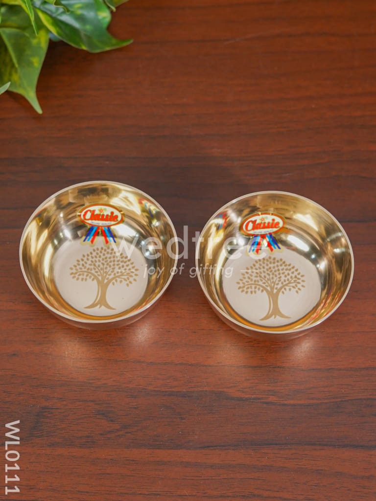 Bronze (Kansa) Thali set - WL0111