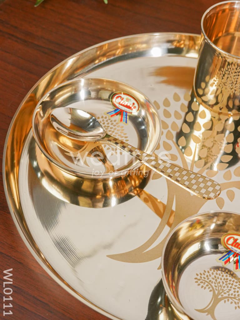 Bronze (Kansa) Thali set - WL0111