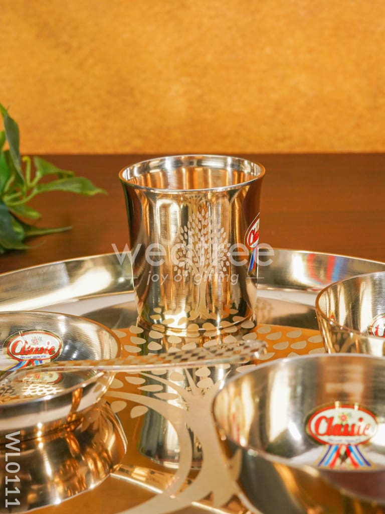 Bronze (Kansa) Thali set - WL0111