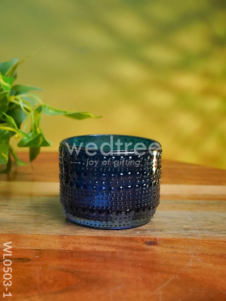 Bubble textured Votive (3 Inch) - Set of 2 - WL0503