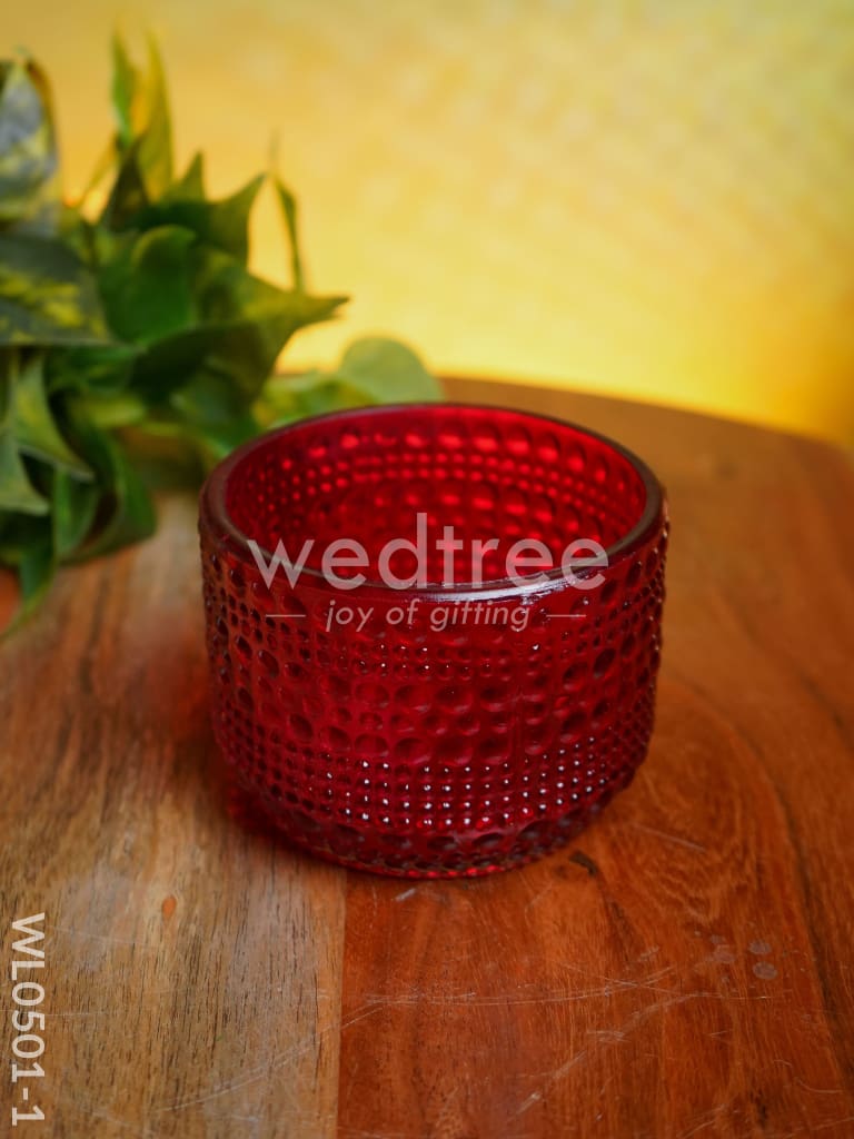 Bubble textured Votive (4 Inch) - WL0501