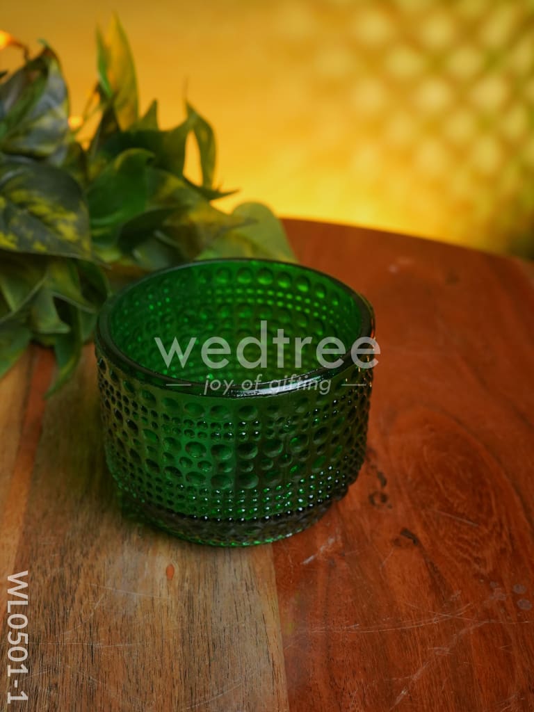 Bubble textured Votive (4 Inch) - WL0501