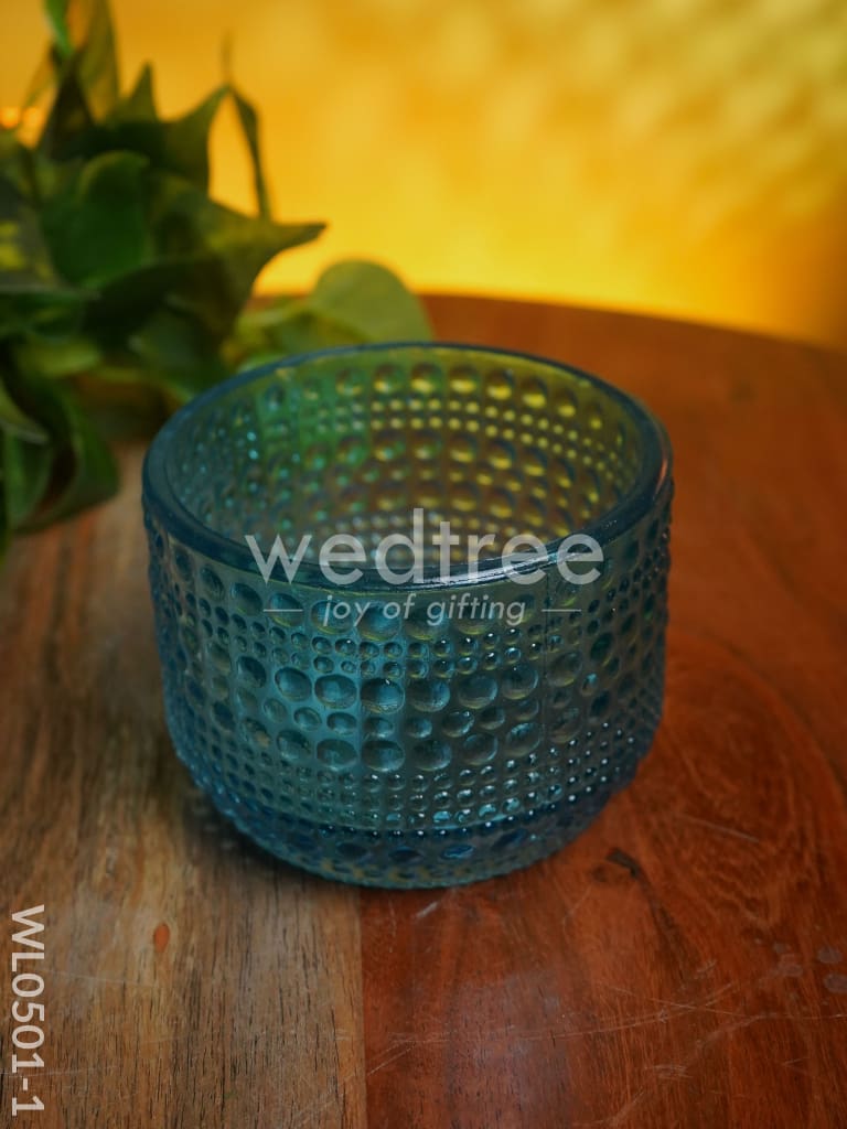 Bubble textured Votive (4 Inch) - WL0501