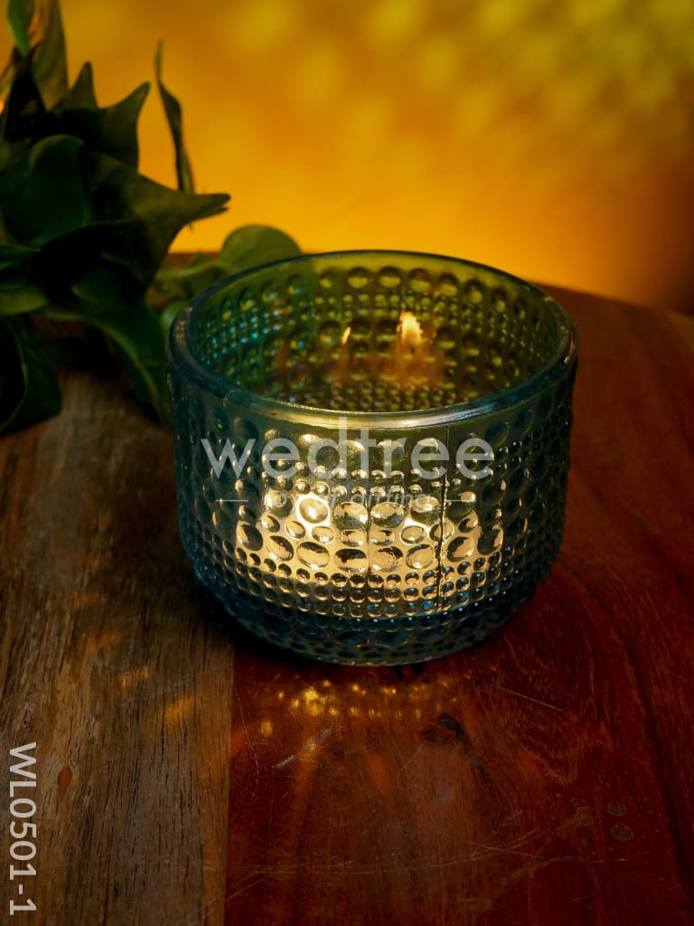 Bubble textured Votive (4 Inch) - WL0501