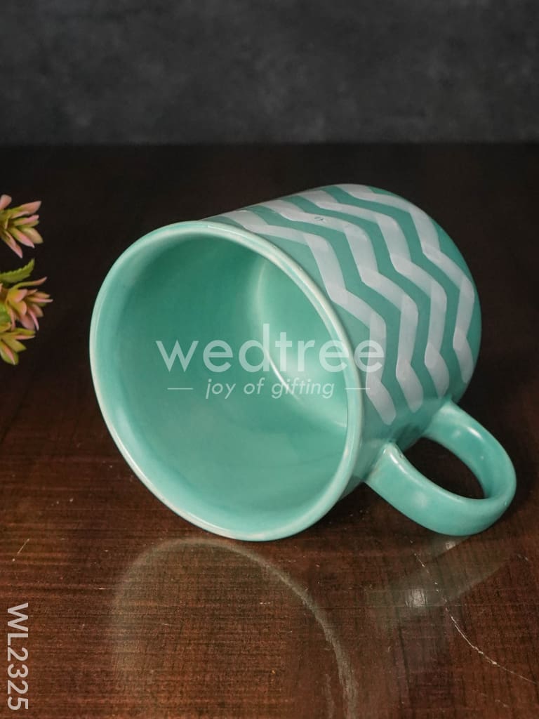 Ceramic Coffee Mug - Matte Sea Green - WL2325