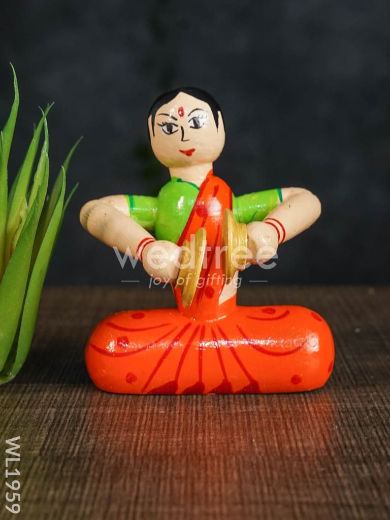 Channapatna Toys - Ladies Music Set (Set of 3) - WL1959