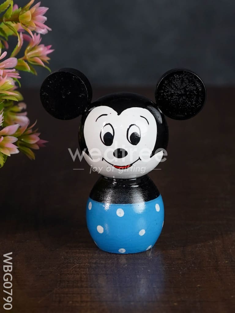 Channapatna Wooden Mickey Mouse - Set of 2 - WBG0790