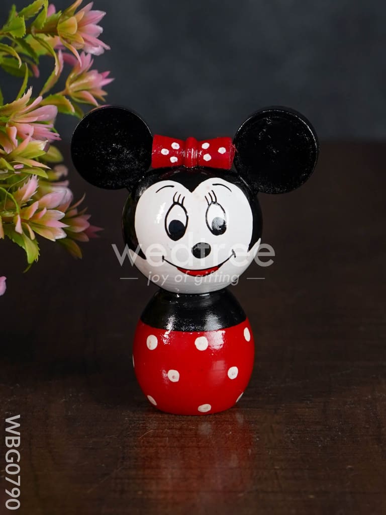 Channapatna Wooden Mickey Mouse - Set of 2 - WBG0790