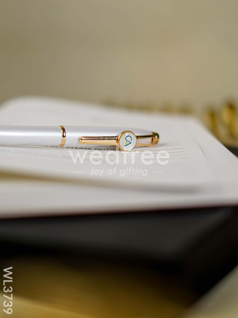 Chartered Accountant Diary with Metal Rollerball Pen - WL3739