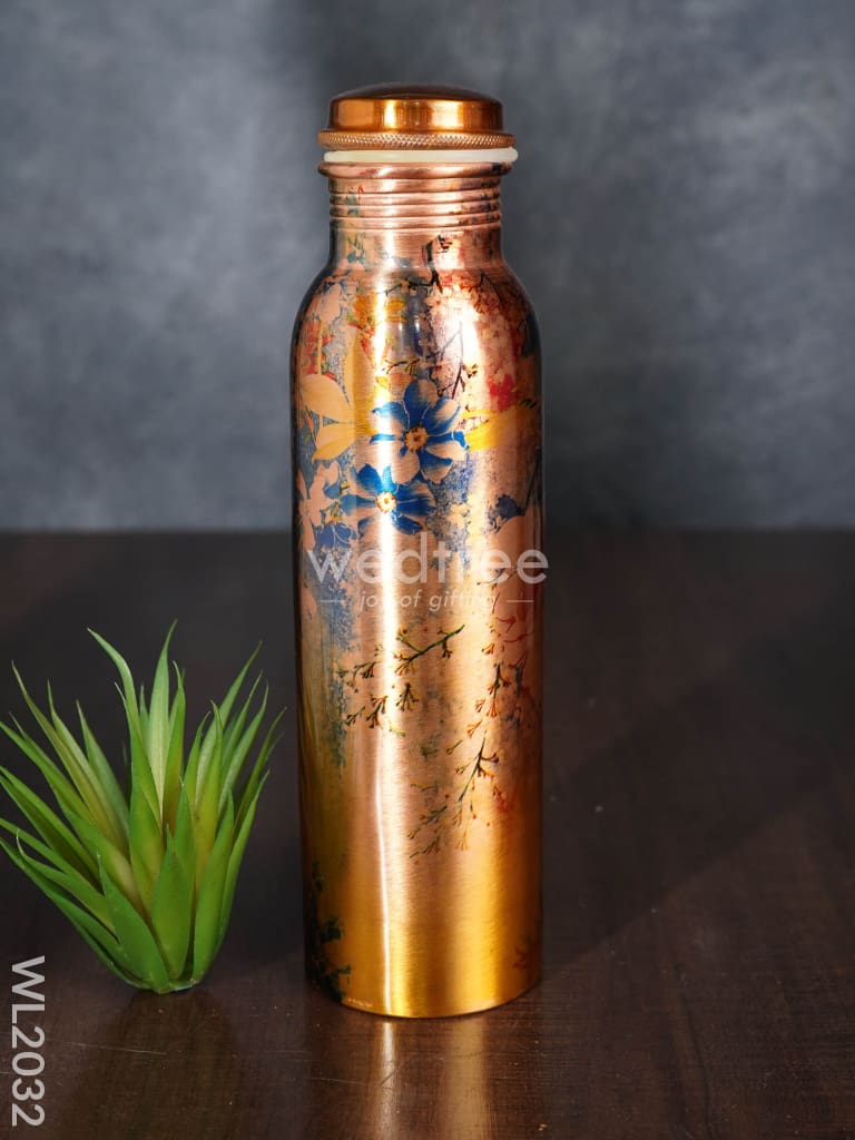 Copper Bottle with Prints - WL2032