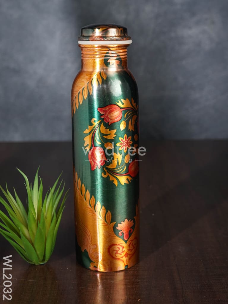 Copper Bottle with Prints - WL2032