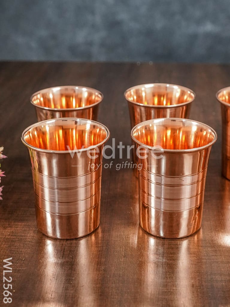 Copper Glass - Set of 6 - WL2568