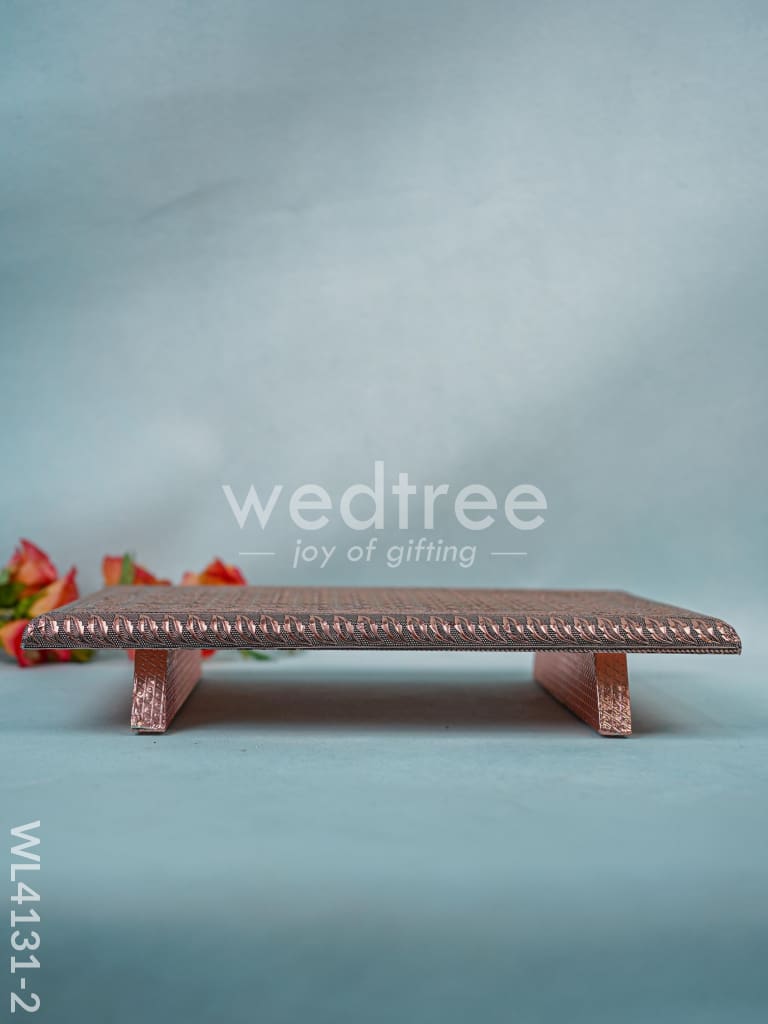 Copper Meenakari Manai (15 x10) - WL4131-2