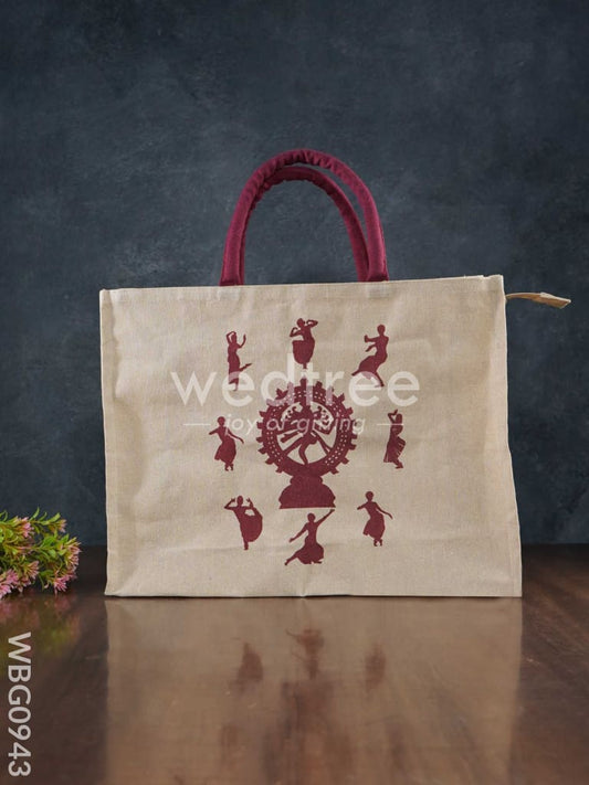 Customizable Juco Bag with Handle - Arangetram -  WBG0943