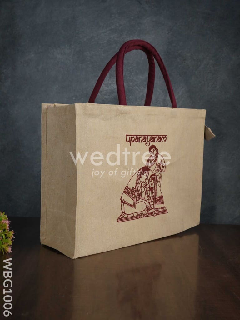 Customizable Printed Juco Bag - Upanayanam - WBG1006