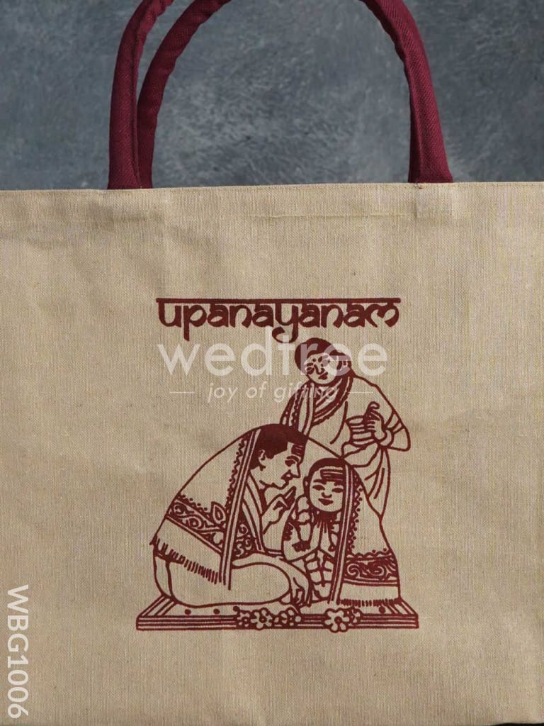 Customizable Printed Juco Bag - Upanayanam - WBG1006