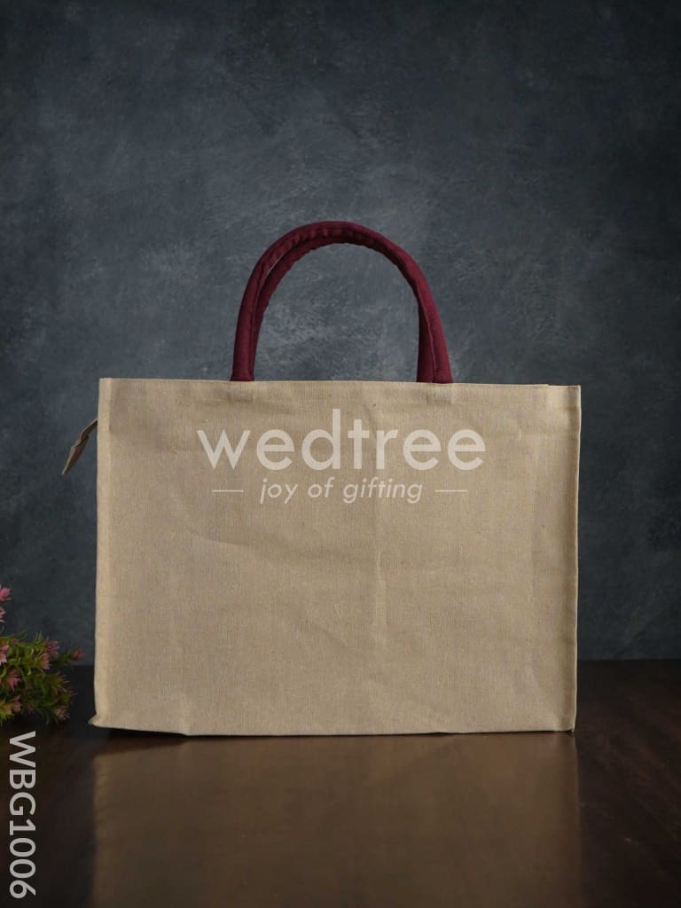 Customizable Printed Juco Bag - Upanayanam - WBG1006