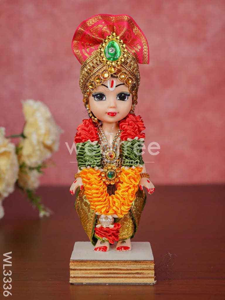 Cute Krishna Doll - 8 inch - WL3336