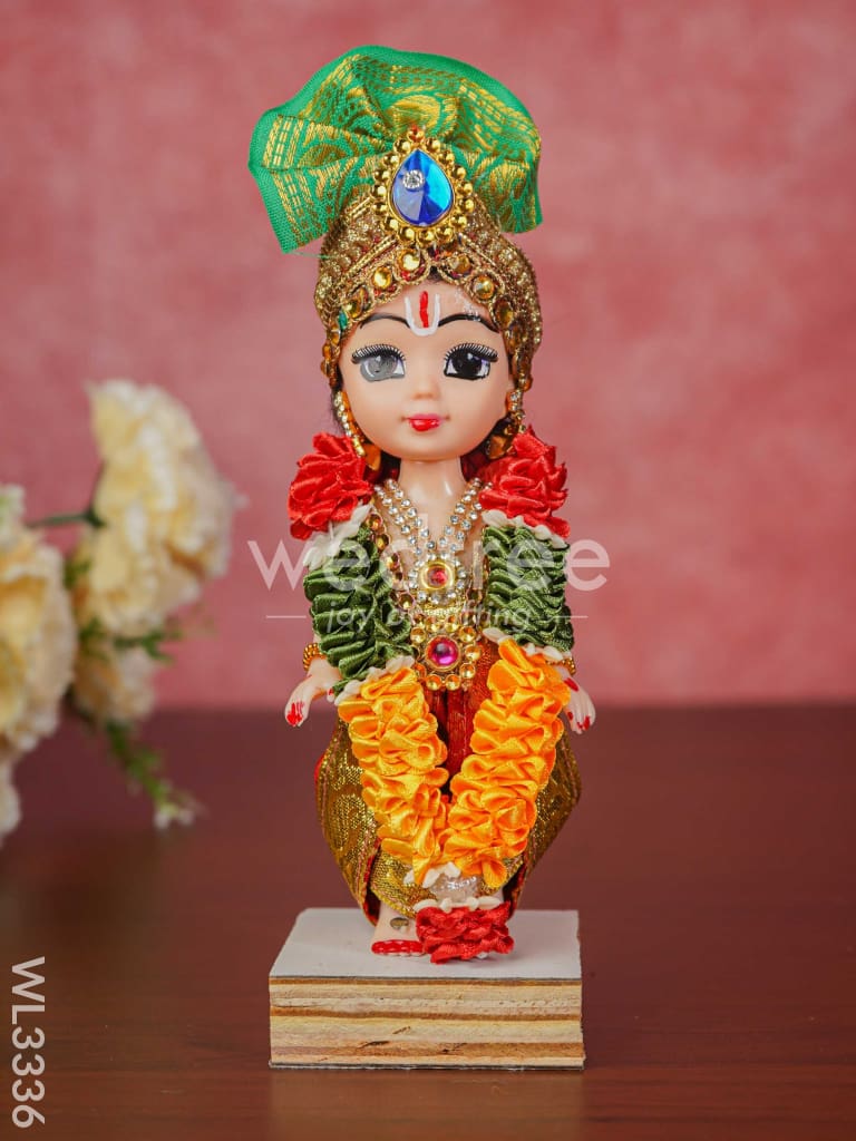 Cute Krishna Doll - 8 inch - WL3336