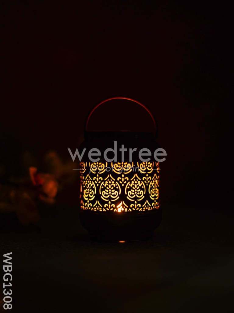Cylindrical Votive with Handle - WBG1308