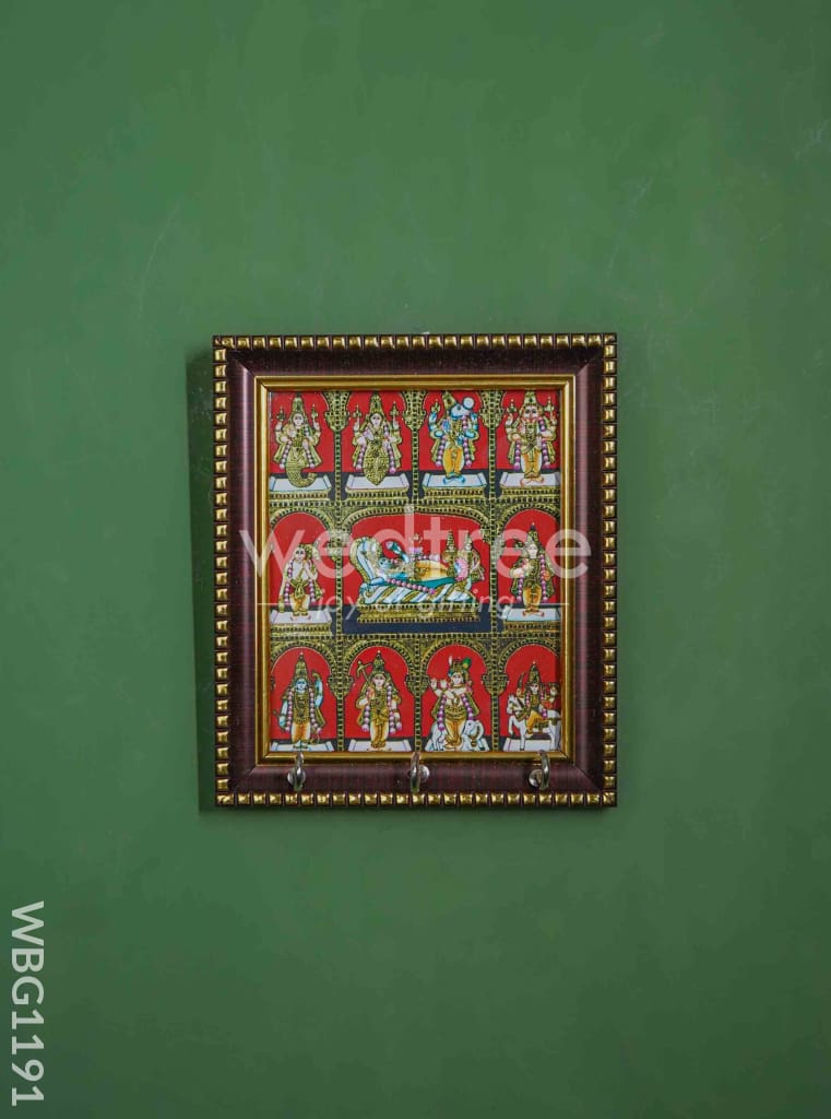 Dasavadharam Frame Key Hanger - WBG1191