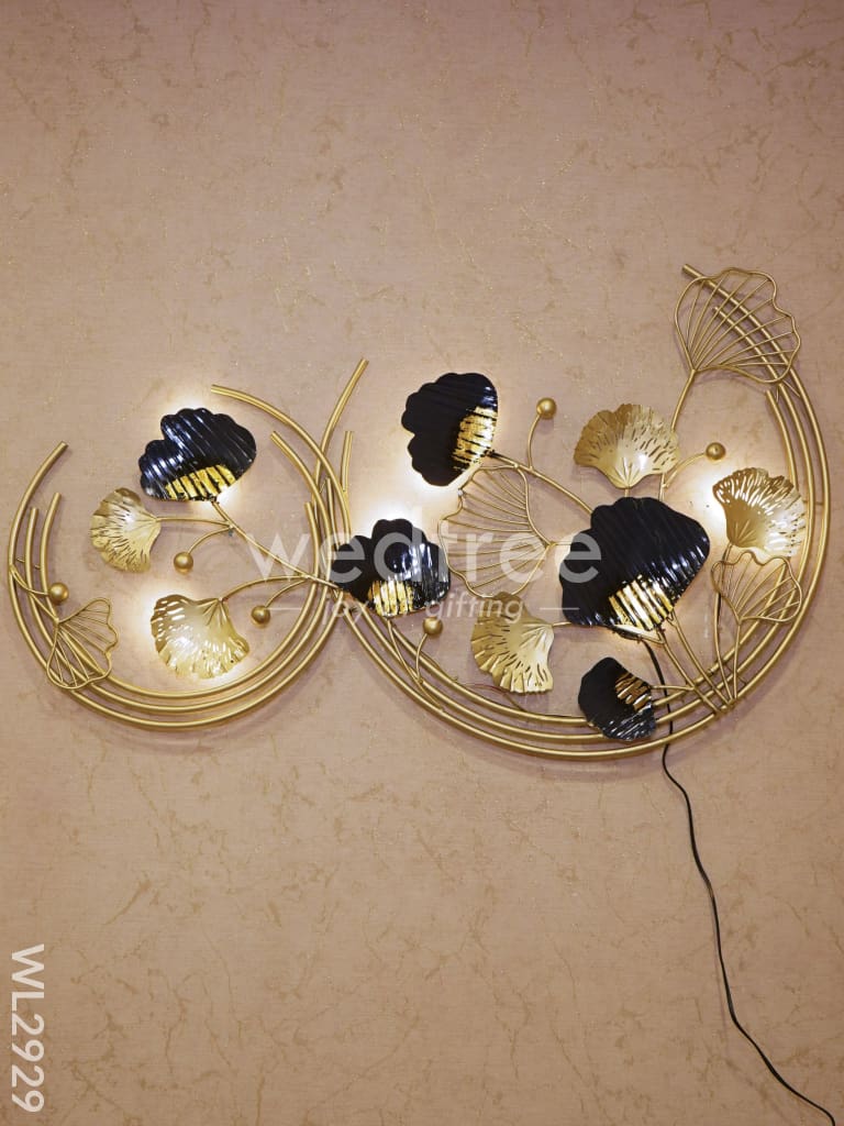 Décor Wall Hanging - Ginkgo Leaves in Ring - WL2929