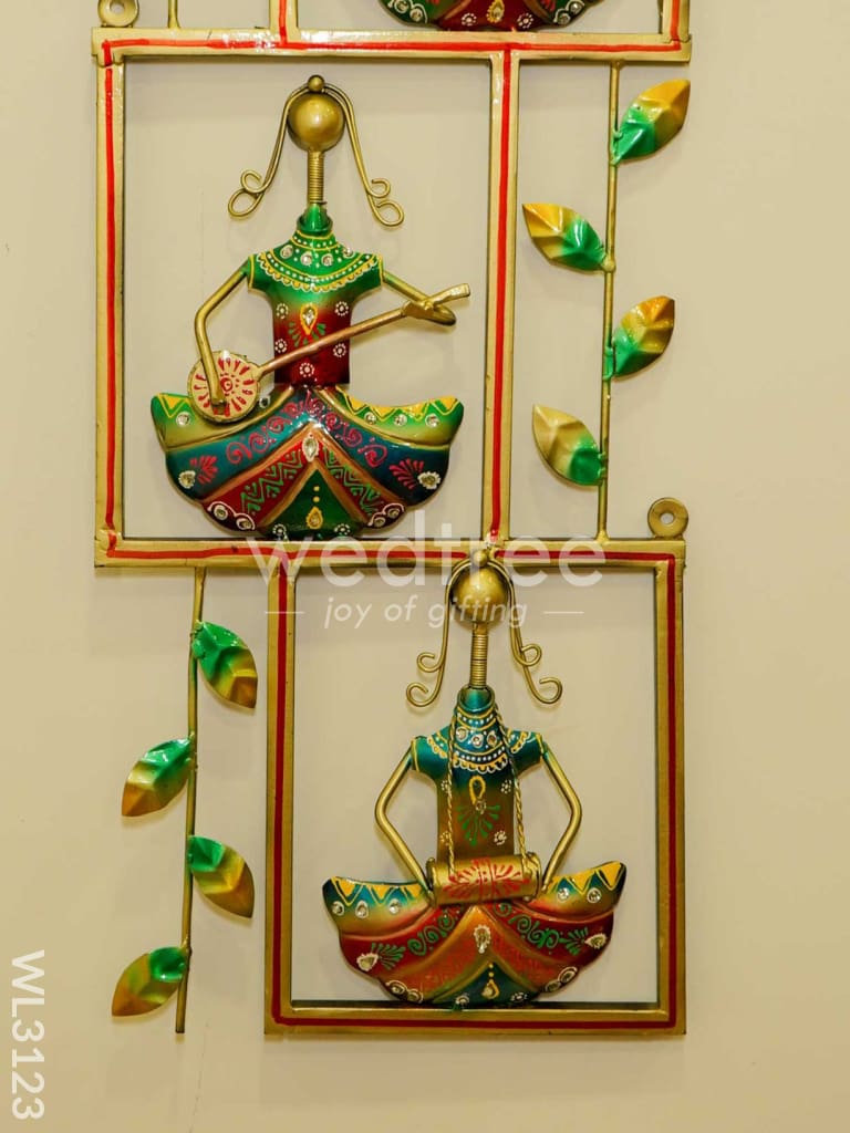 Decor Wall Hanging - Musicians Leaf Panel - WL3123