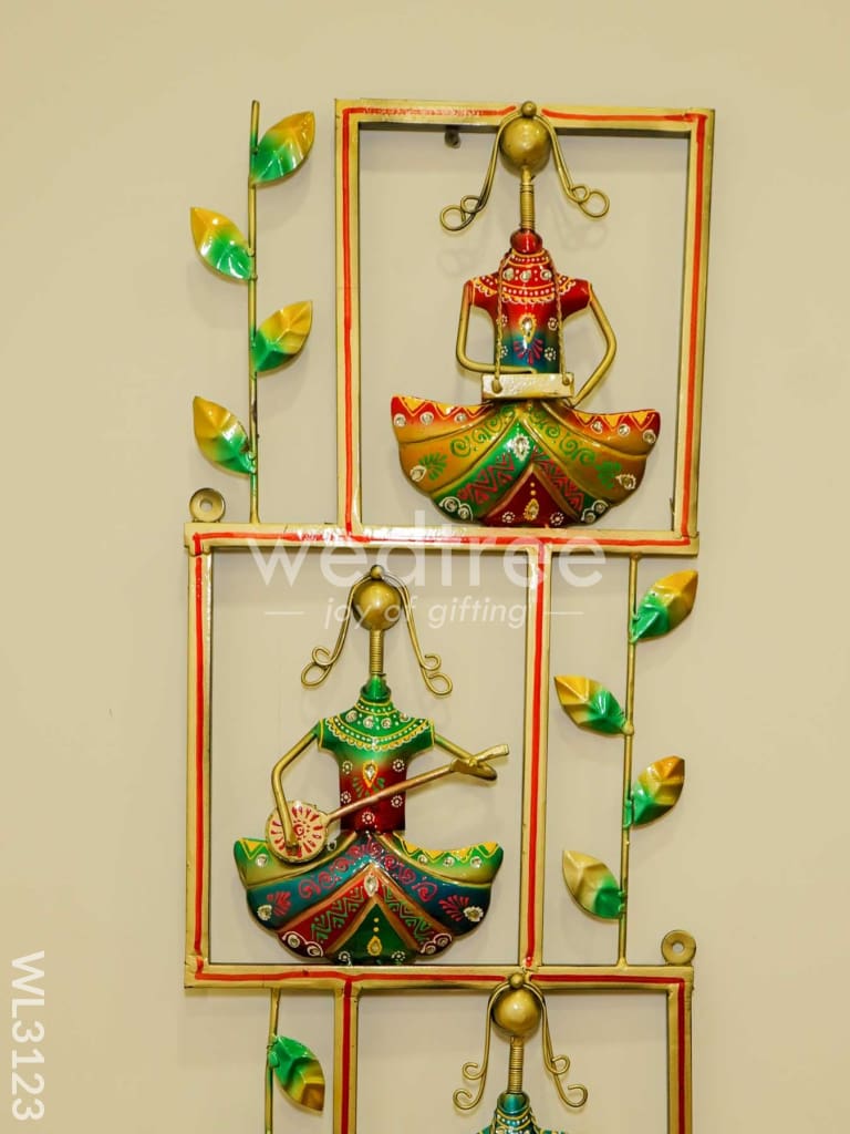 Decor Wall Hanging - Musicians Leaf Panel - WL3123