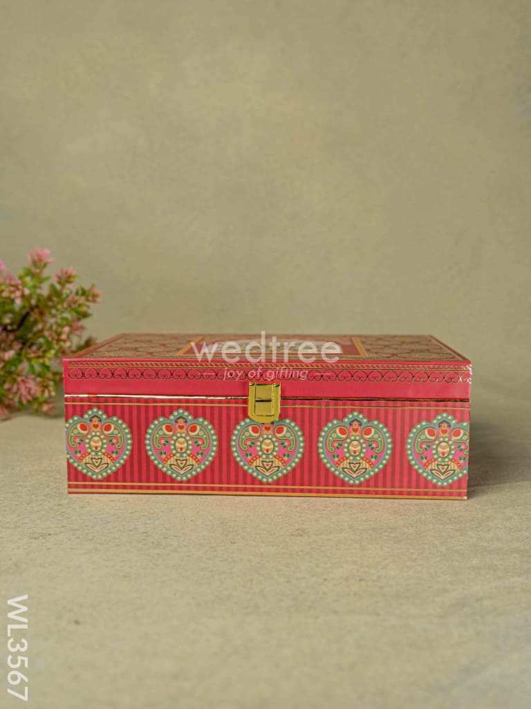 Decorative 2 Jar Dry Fruit Box - WL3567