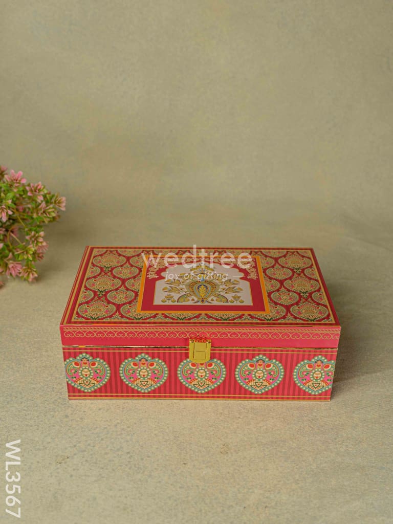 Decorative 2 Jar Dry Fruit Box - WL3567