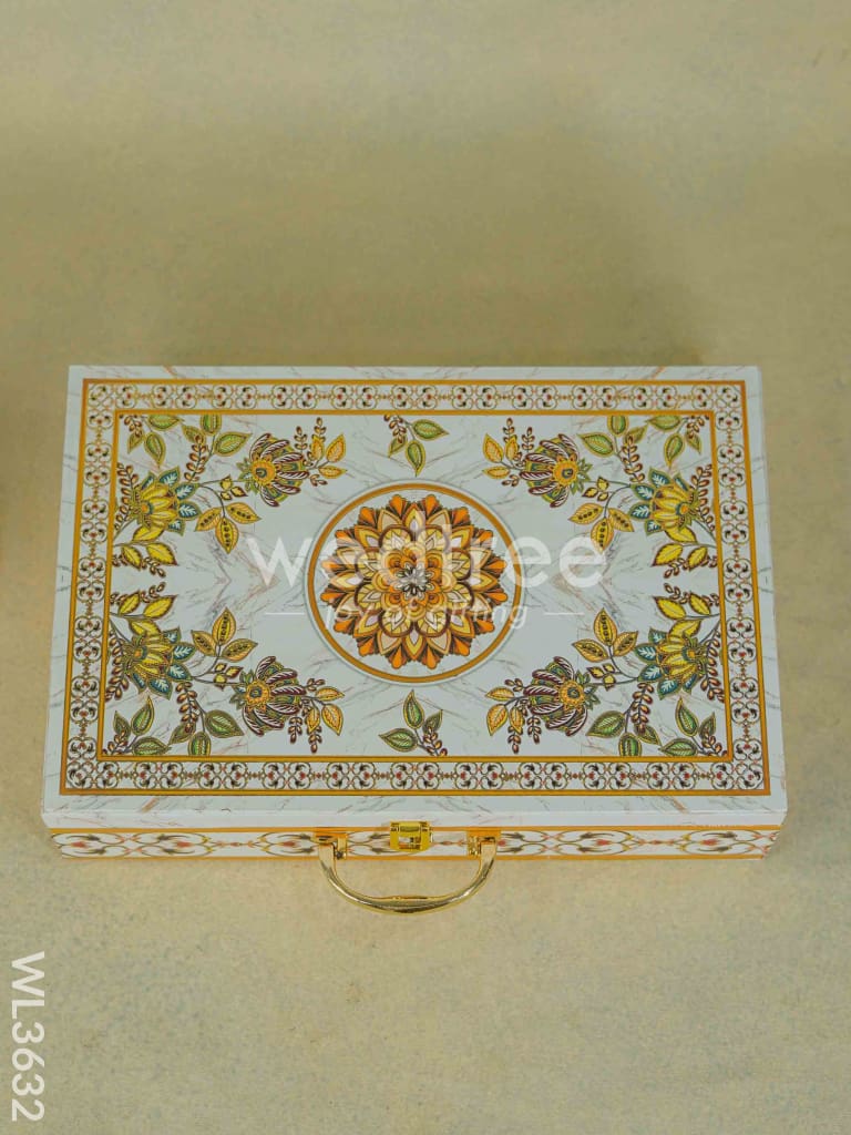 Decorative 6 Jar Dry Fruit Box - WL3632