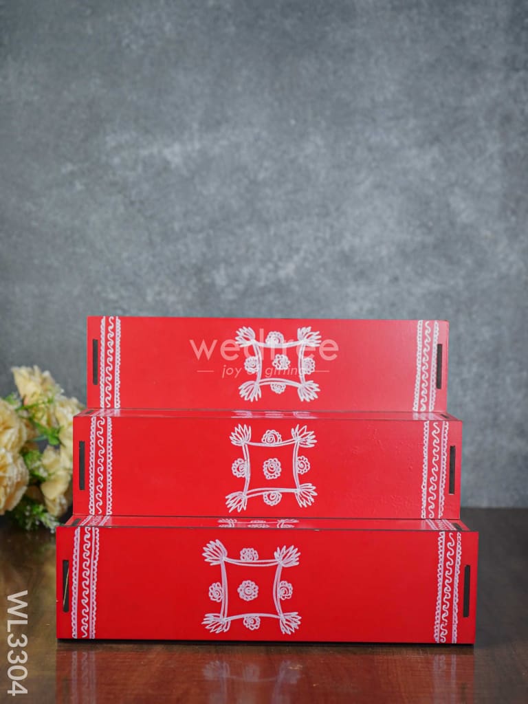 Decorative Dismantible 3 Step Golu Padi - WL3304