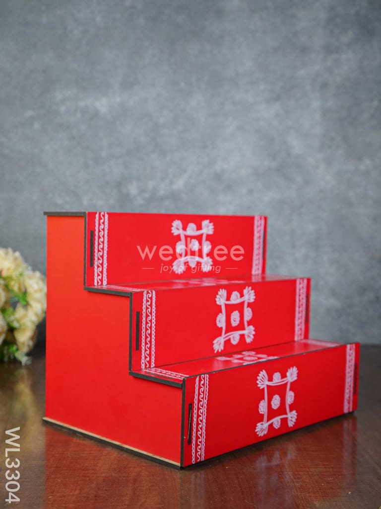 Decorative Dismantible 3 Step Golu Padi - WL3304