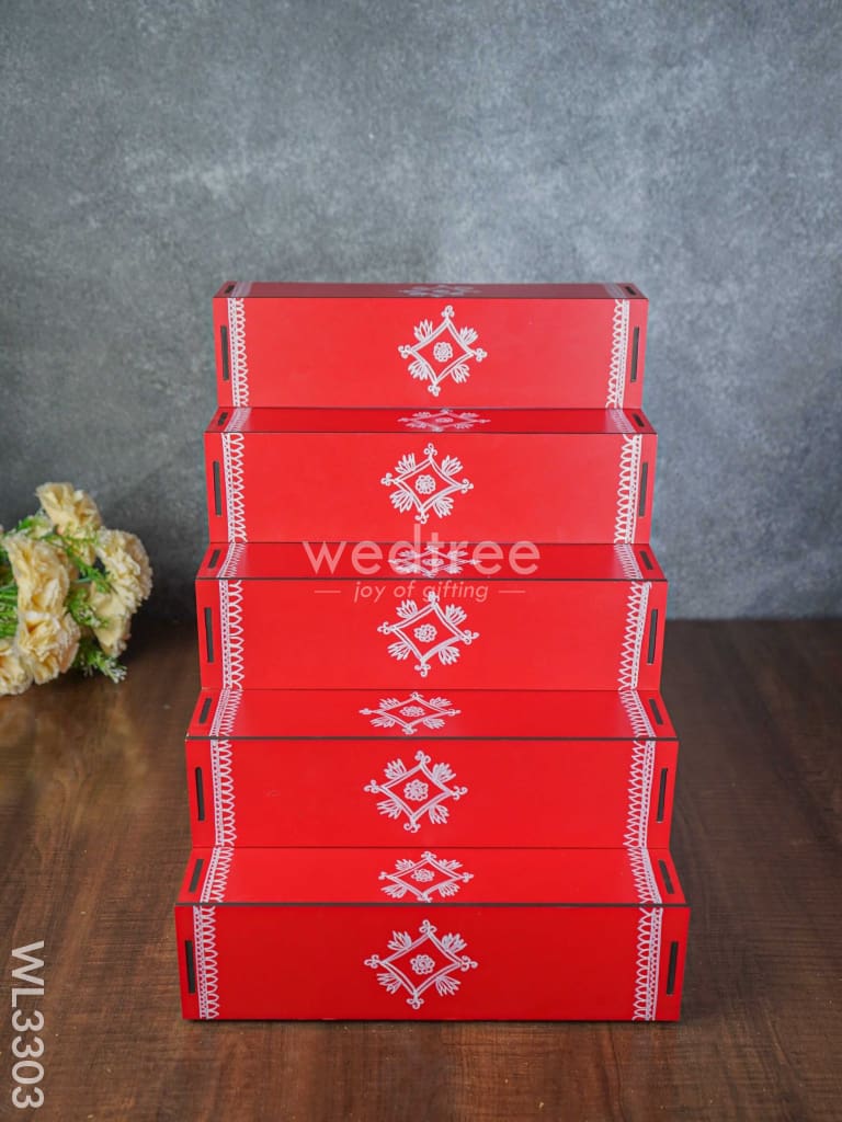Decorative Dismantible 5 Step Golu Padi - WL3303