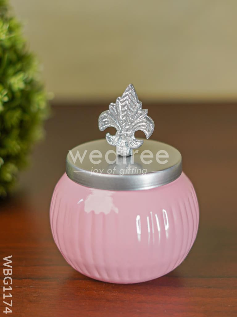 Decorative Dry fruit Jar with Lid - WBG1174