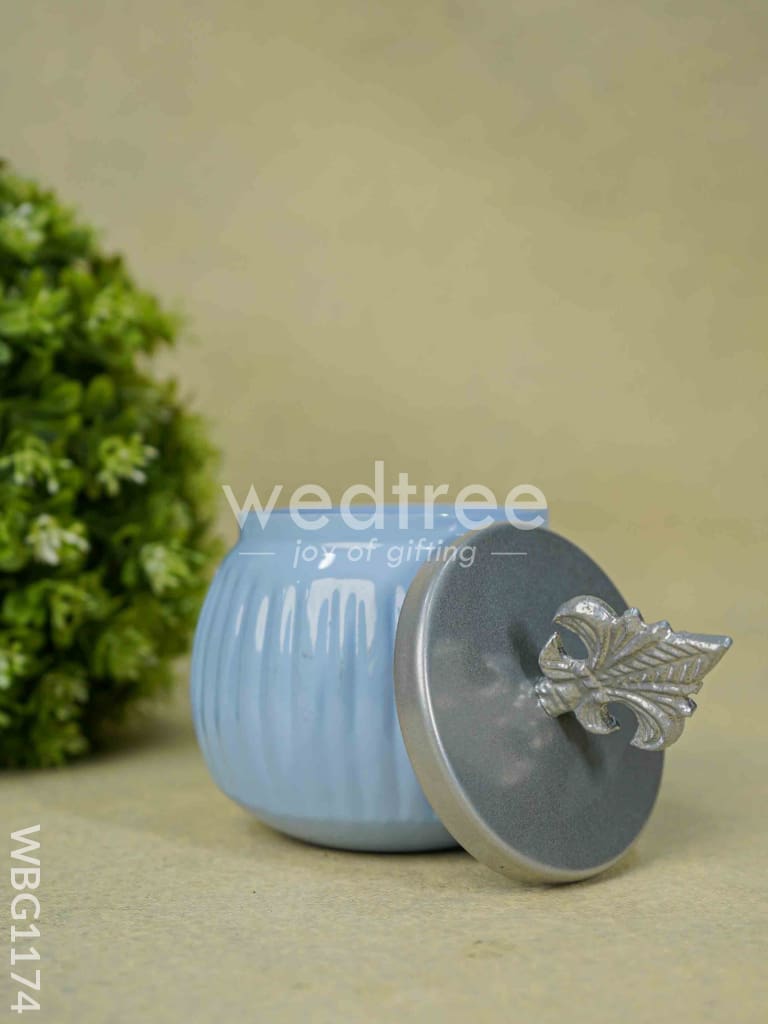 Decorative Dry fruit Jar with Lid - WBG1174