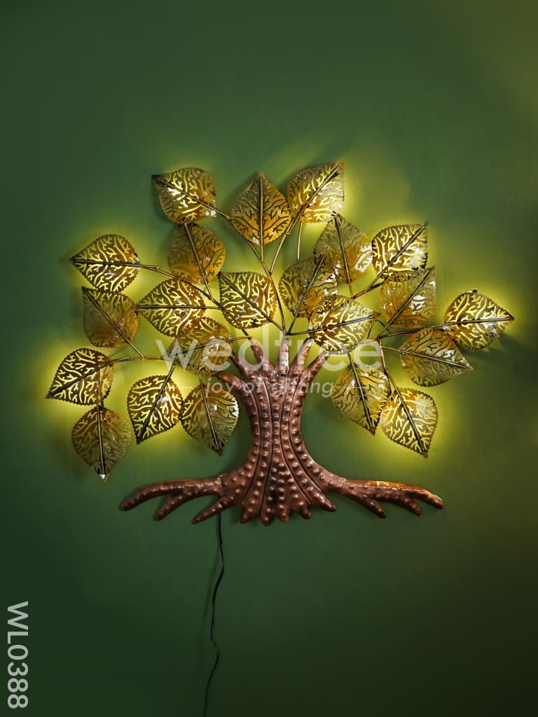 Decorative Golden Leaf Tree (Small) - WL0388
